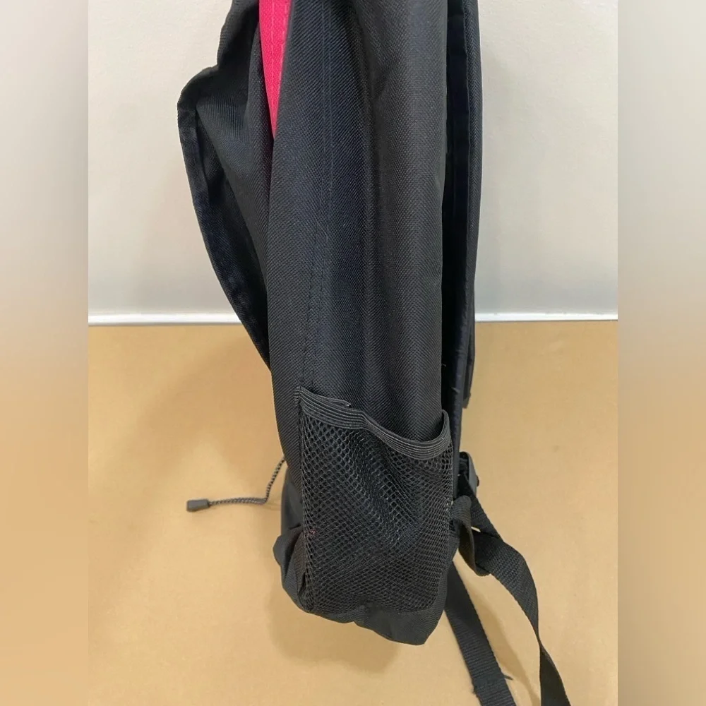 Everest Black and Pink Backpack